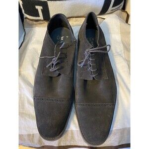 Wallin & Bros. Mens Charcoal Gray Suede Oxfords SZ 14/Excellent